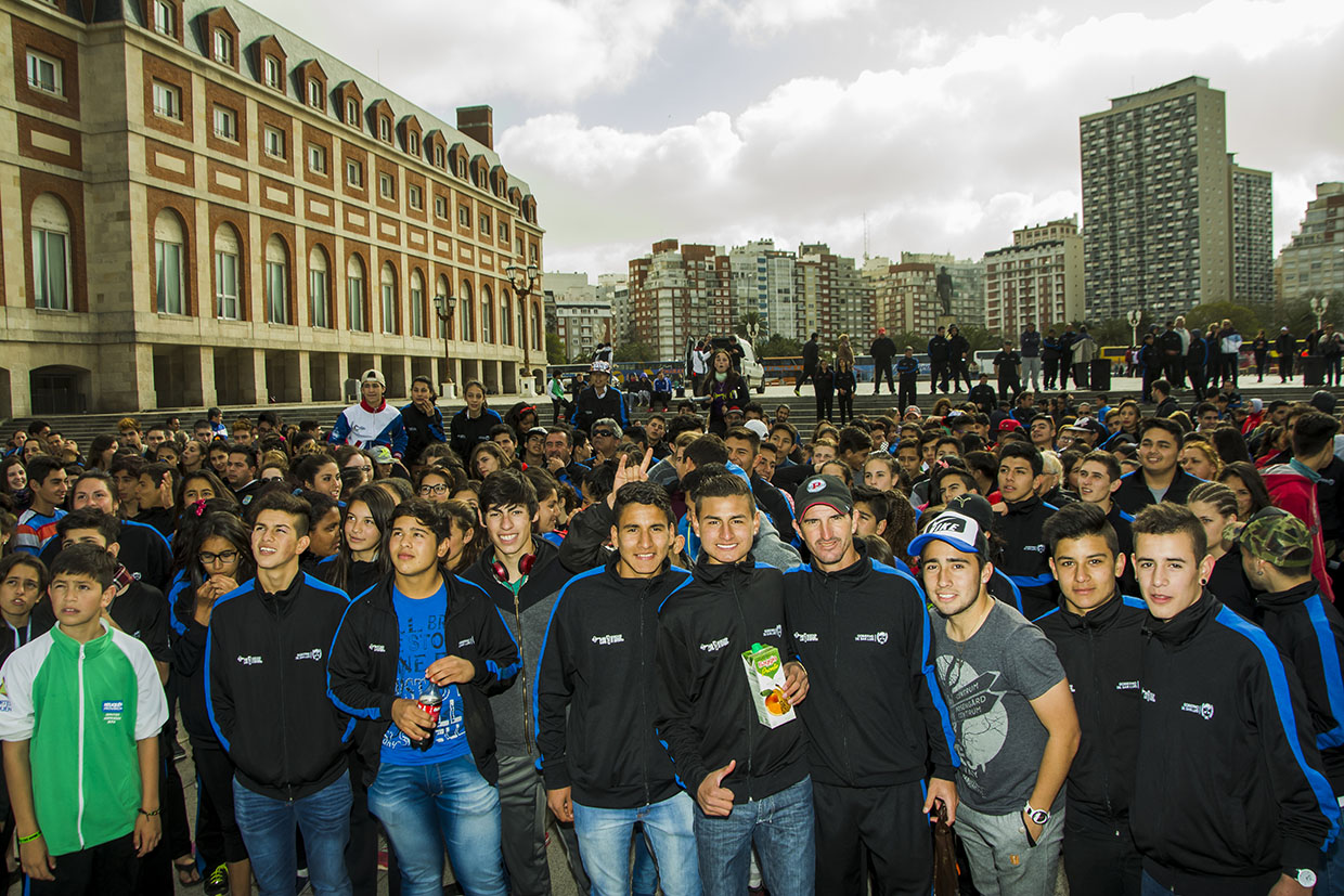 La despedida de los puntanos en Mar del Plata