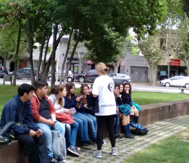 Campaña de difusión y concientización por las calles de Villa Mercedes