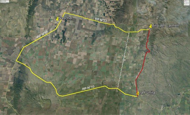 Desde este lunes comienza el corte temporario de un tramo de la Ruta Nº 1 por repavimentación.