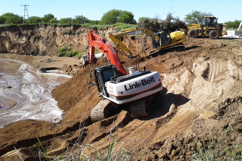 Cuenca del Morro: continúan las obras de recuperación de la Ruta Provincial Nº 33