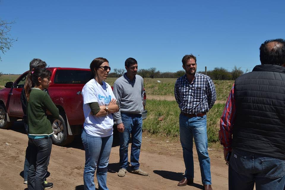 Los ministros Tomasevich y García Peanú recorrieron las calles afectadas en el sur provincial