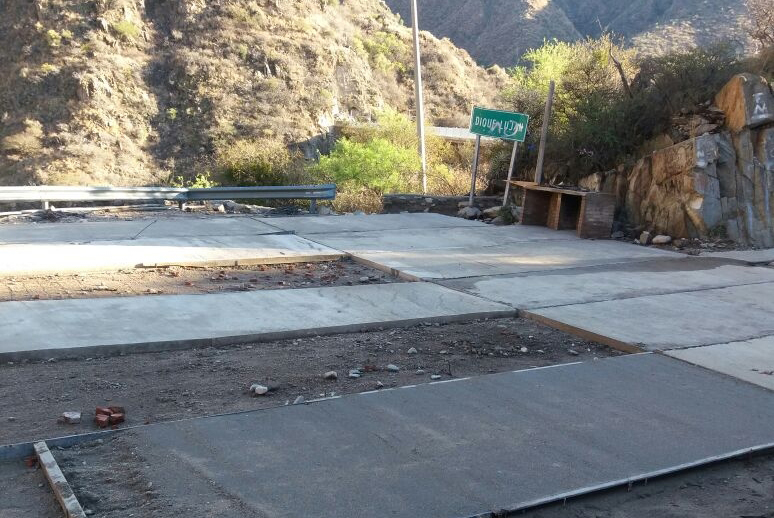 Pavimentación de la playa de estacionamiento