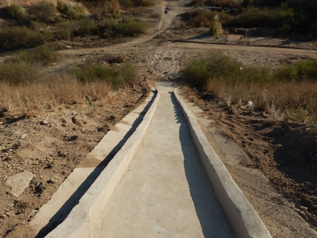 Obras que evitan inundaciones sobre la Autopista de las Serranías Puntanas