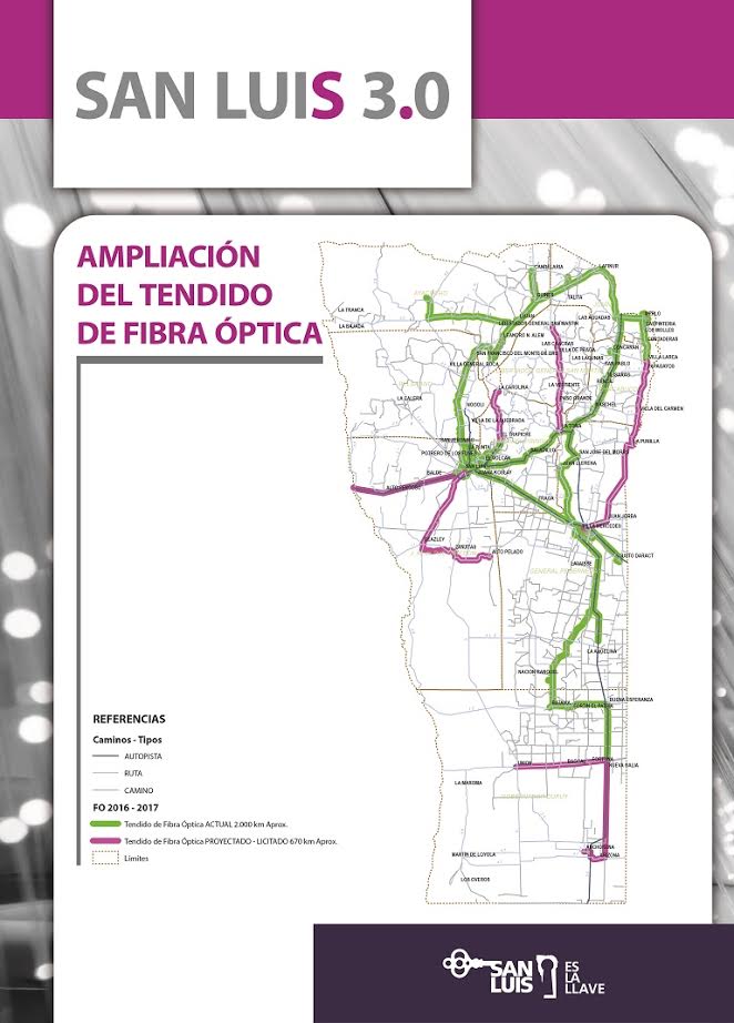 Los Ministerios de Ciencia y Tecnología y de Obra Pública presentarán los nuevos tramos de fibra óptica