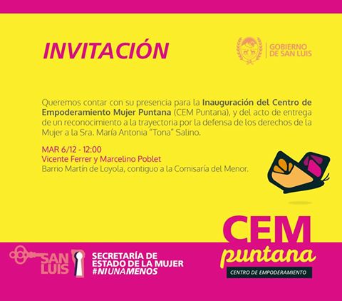 Inauguran el Centro de Empoderamiento Mujer Puntana