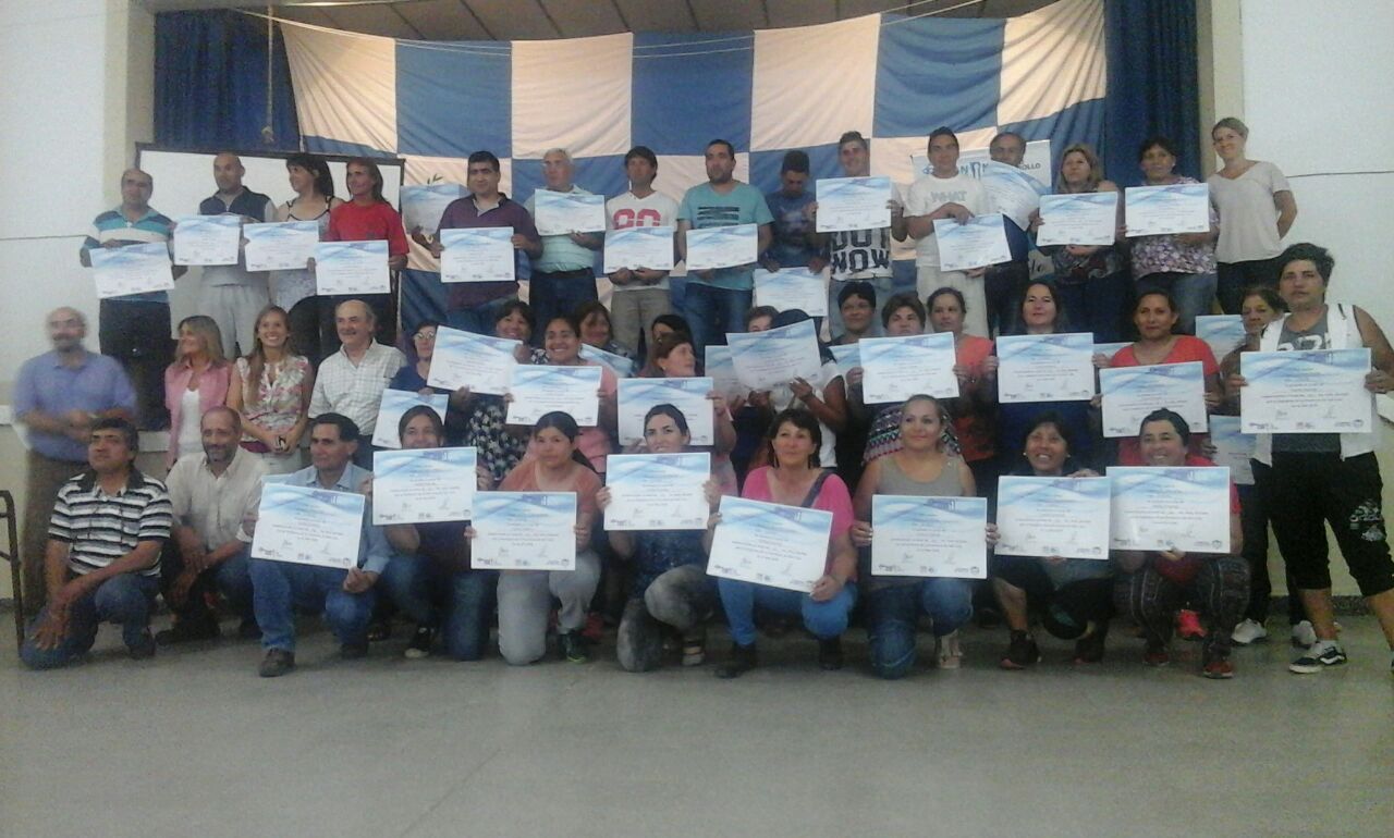 Beneficiarios recibieron sus certificados en Santa Rosa del Conlara