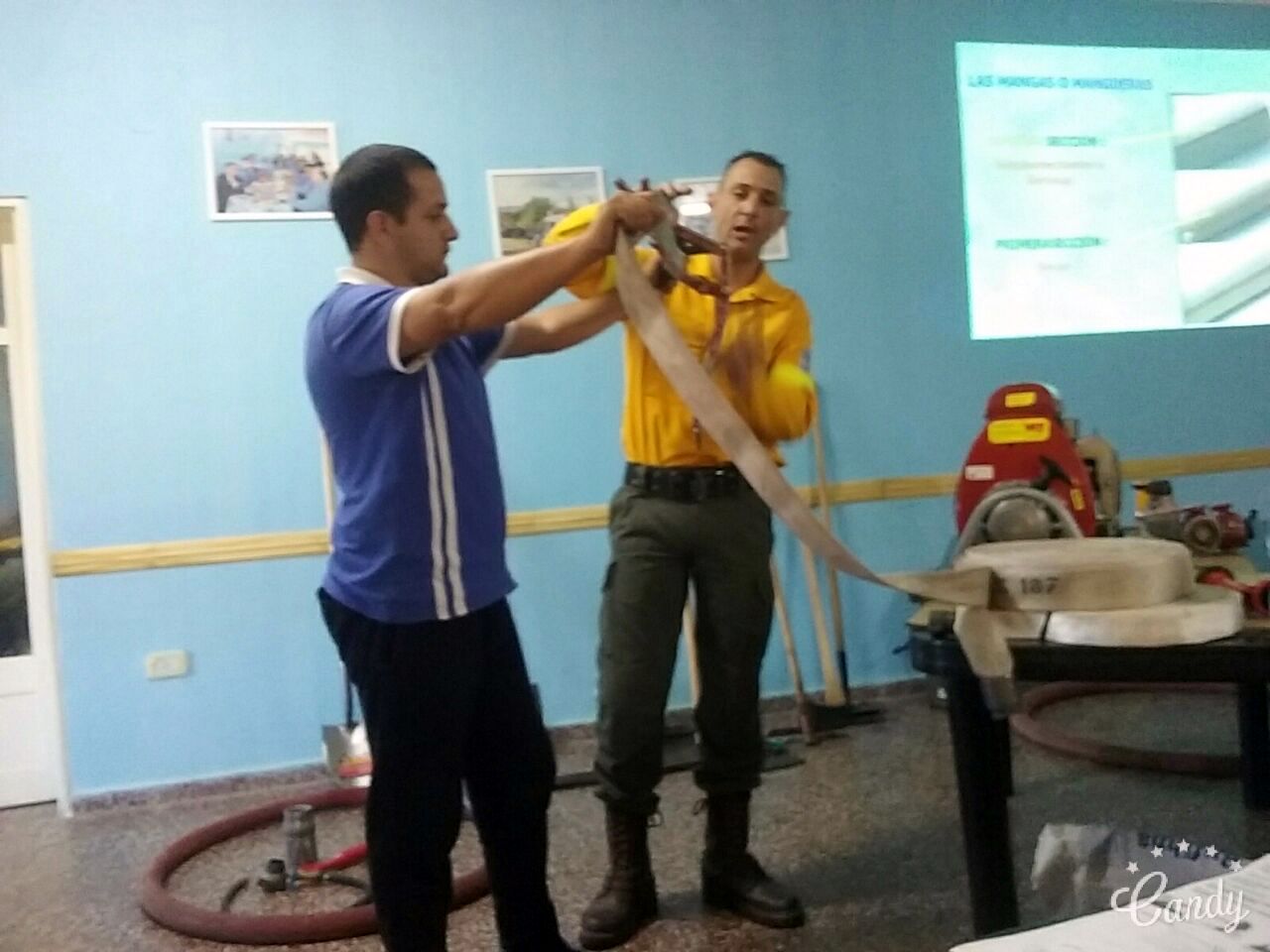 Capacitación del Sistema Federal de Manejo del Fuego a brigadistas de San Luis Solidario