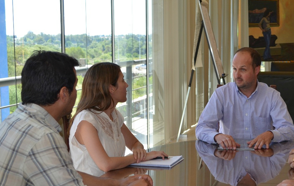 El ministro Moleker se reunió con la rectora de la Universidad Nacional de los Comechingones