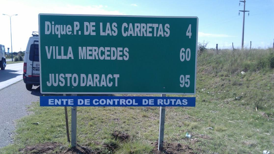 Más obras para mejorar la señalización vial en la Autopista de las Serranías Puntanas