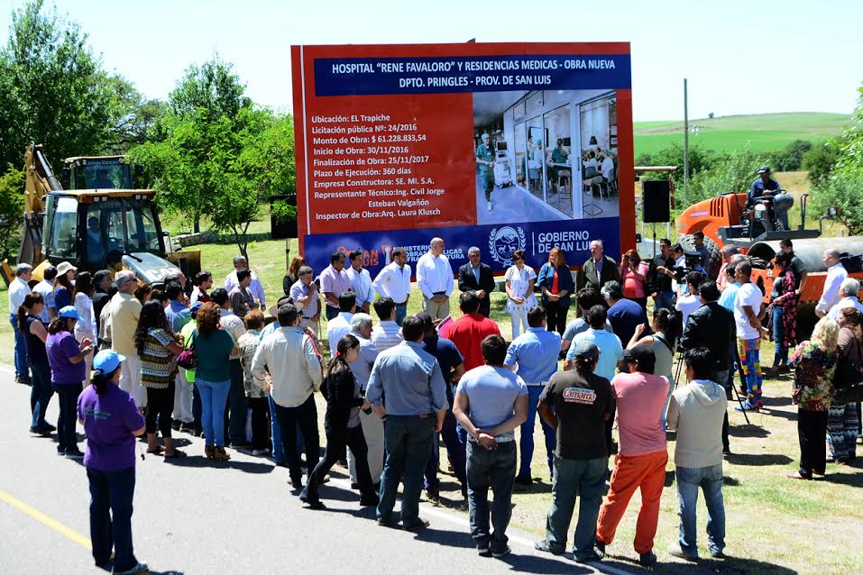 Justicia social: comenzó la construcción del hospital en El Trapiche