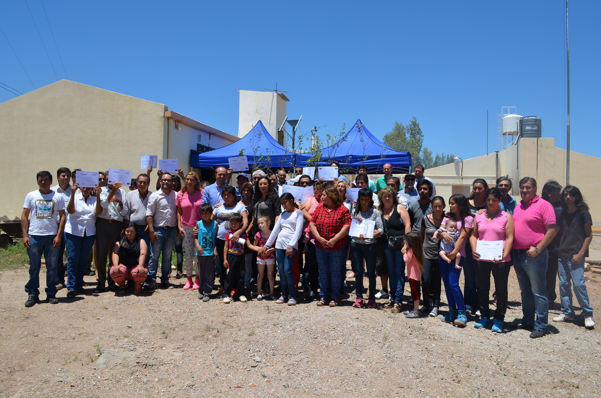 “Agua para mi Tierra” llegó a 17 familias rurales del departamento Belgrano