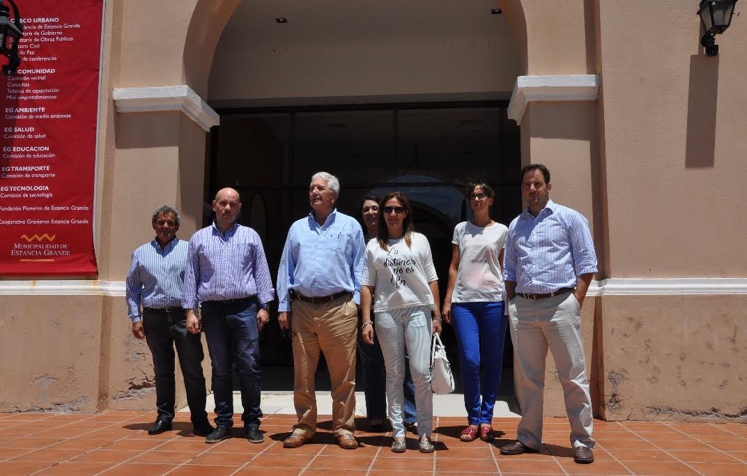 Héctor Mazzina visitó Estancia Grande y destacó sus bellezas