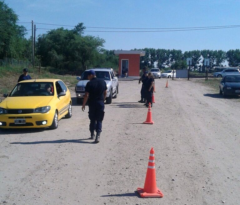 Operativos de control en el nuevo embalse