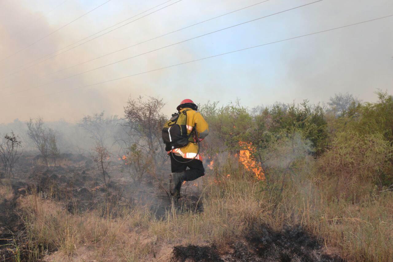 Controlaron todos los incendios de San Luis