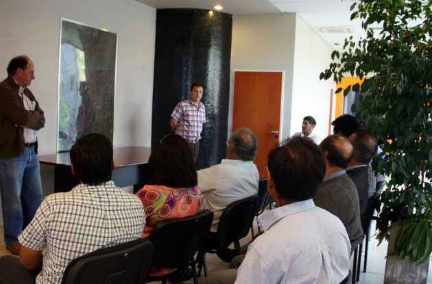 Reunión con vecinos de La Calera.