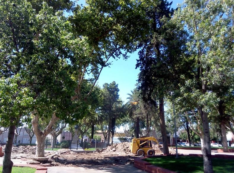 Comenzaron los trabajos de puesta en valor de la zona Estación