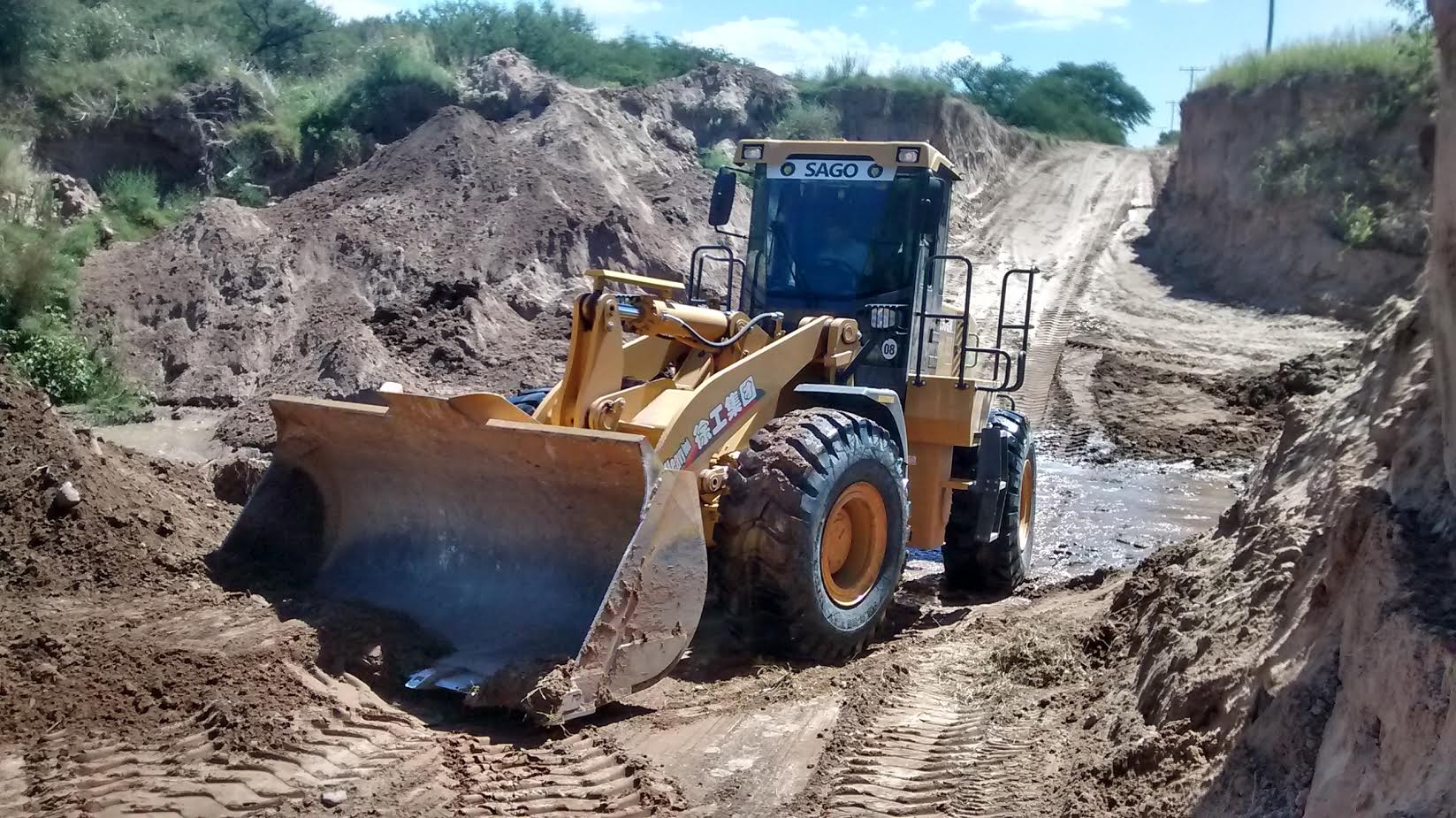 San Luis Agua rehabilitó el camino vecinal Las Overas