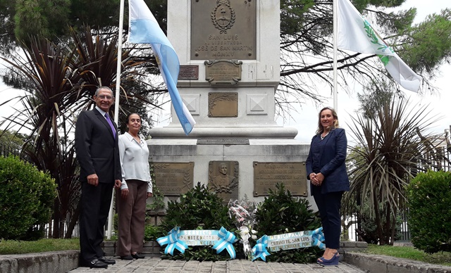 Conmemoraron 239 años del natalicio del general San Martín