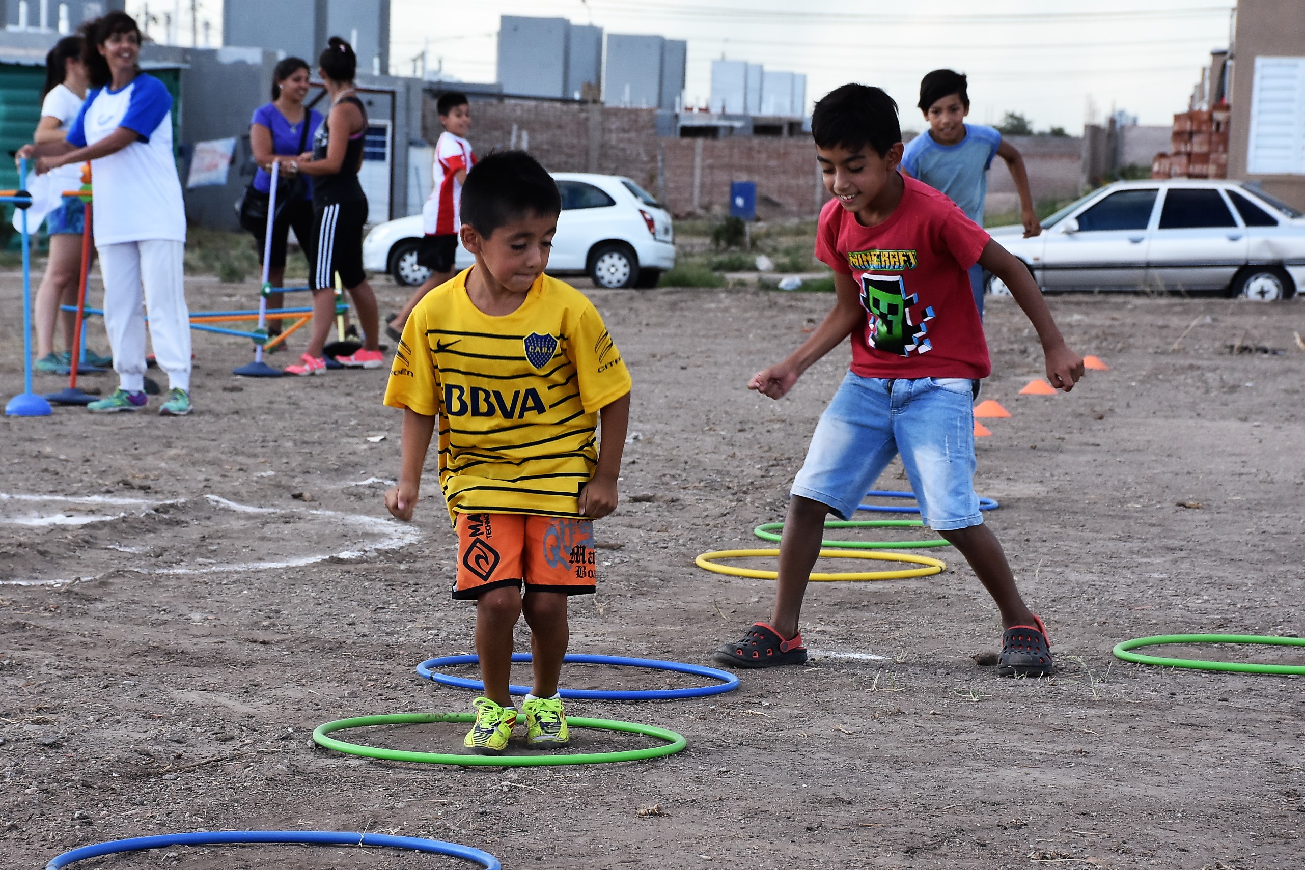 El deporte desembarcó en el Mirador del Portezuelo