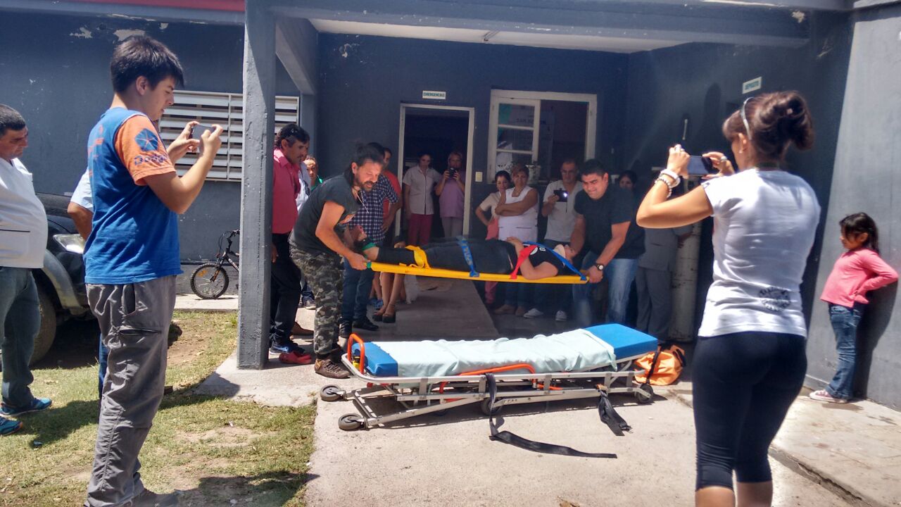 Capacitación de asistencia prehospitalaria en San Martín