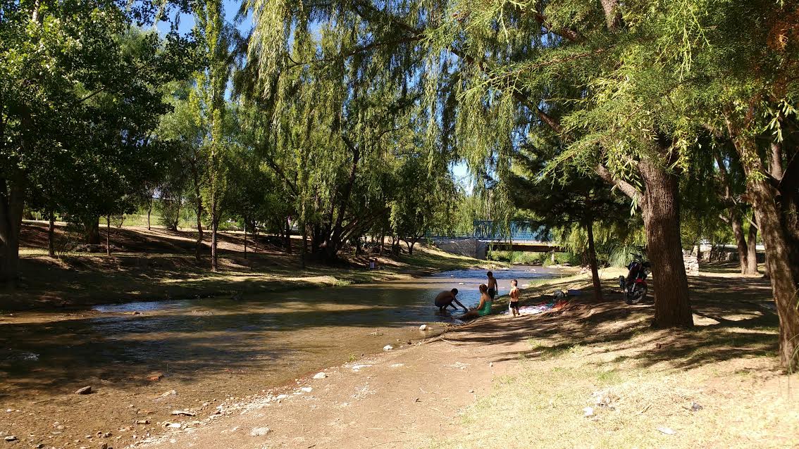 Tareas de desmalezado y limpieza en el Parque lV Centenario