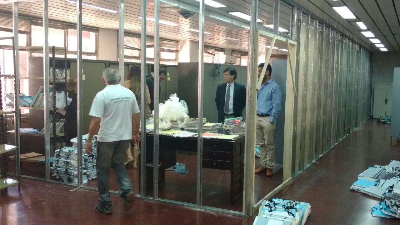 Realizan obras para mejorar la atención en la Dirección de Personerías Jurídicas