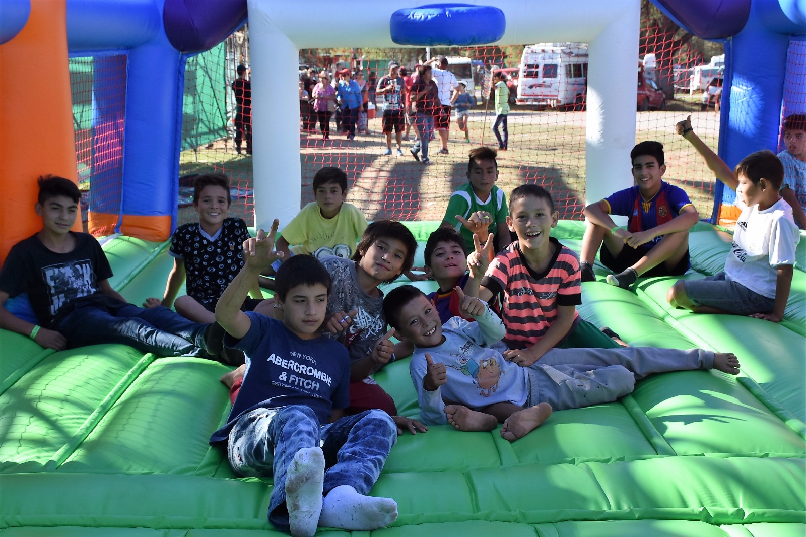 Nueva Galia: la estación deportiva se llenó de sonrisas