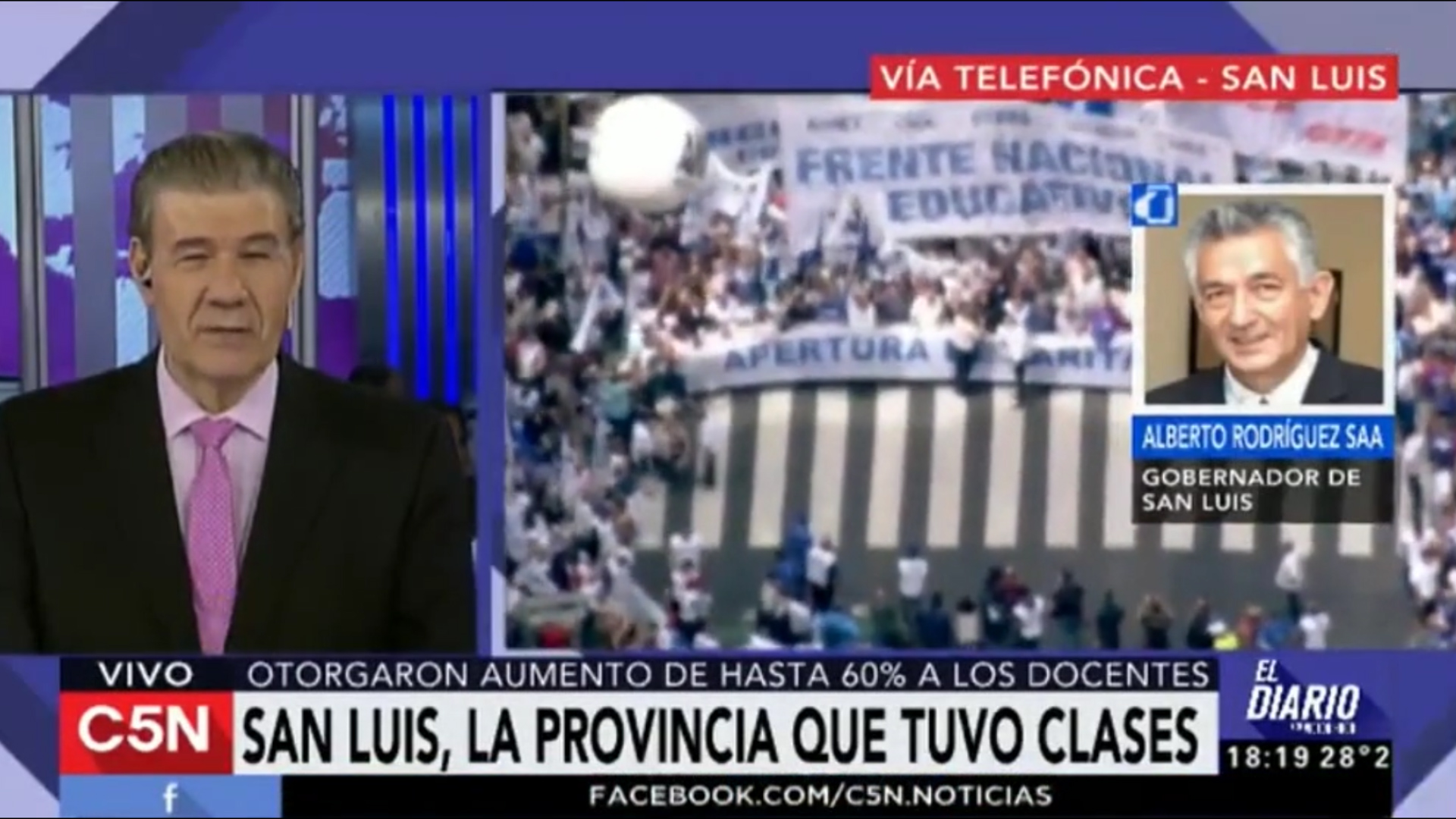 Alberto: “Vivimos un comienzo de clases de los mejores en la historia de la provincia”