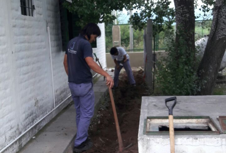 San Luis Agua garantizó el acceso al recurso en la escuela de Punta de la Loma