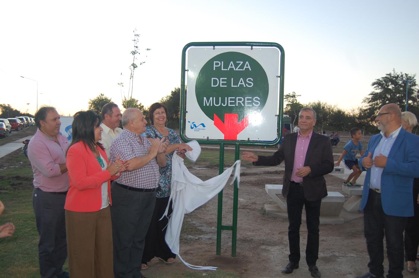 Inauguraron la Plaza de las Mujeres en Villa Mercedes