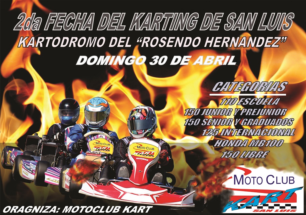 Vuelve la acción del karting en el “Rosendo Hernández”