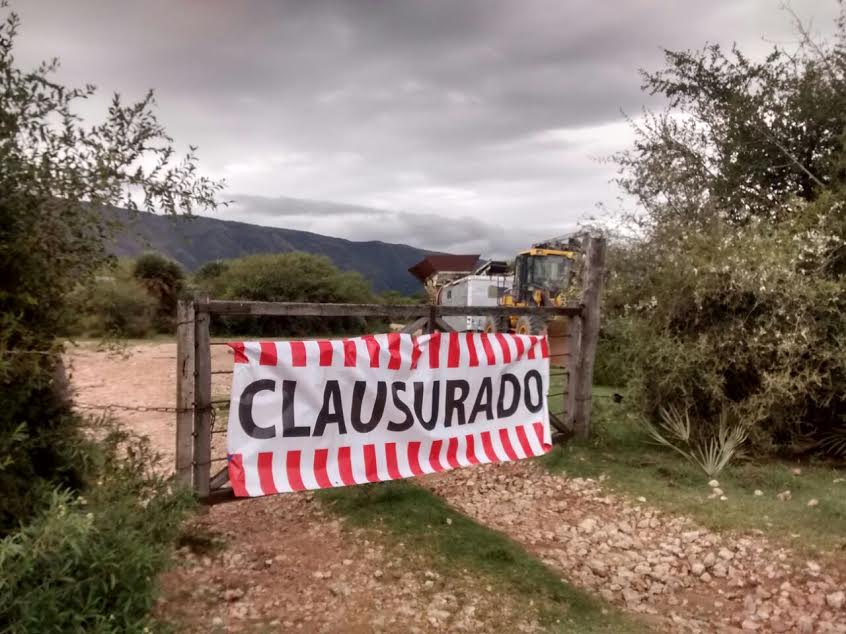 El Gobierno de San Luis clausuró las canteras de “Cerámica San Lorenzo”