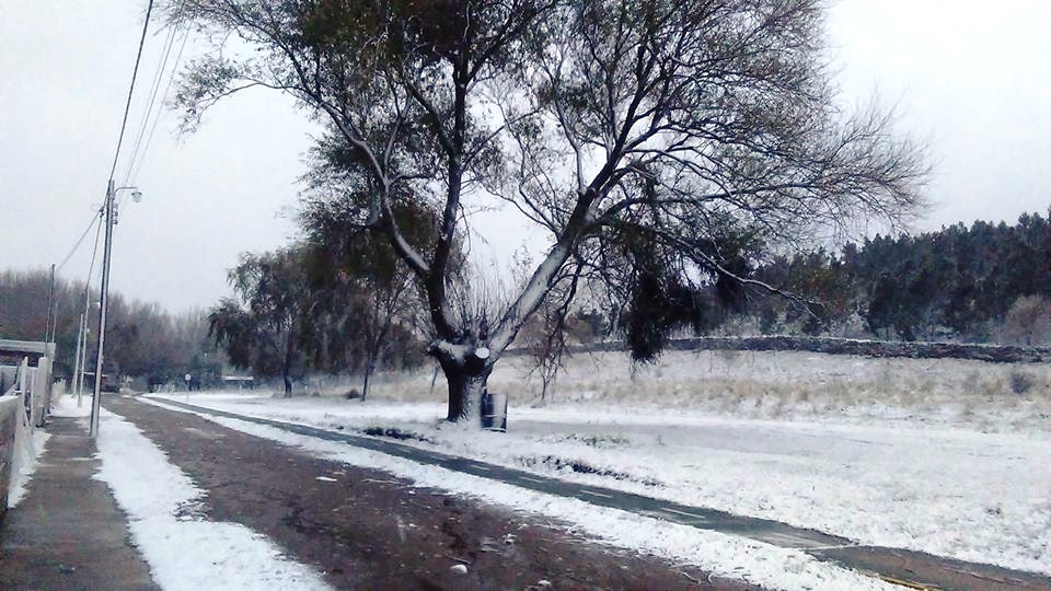 Nevó en San Luis