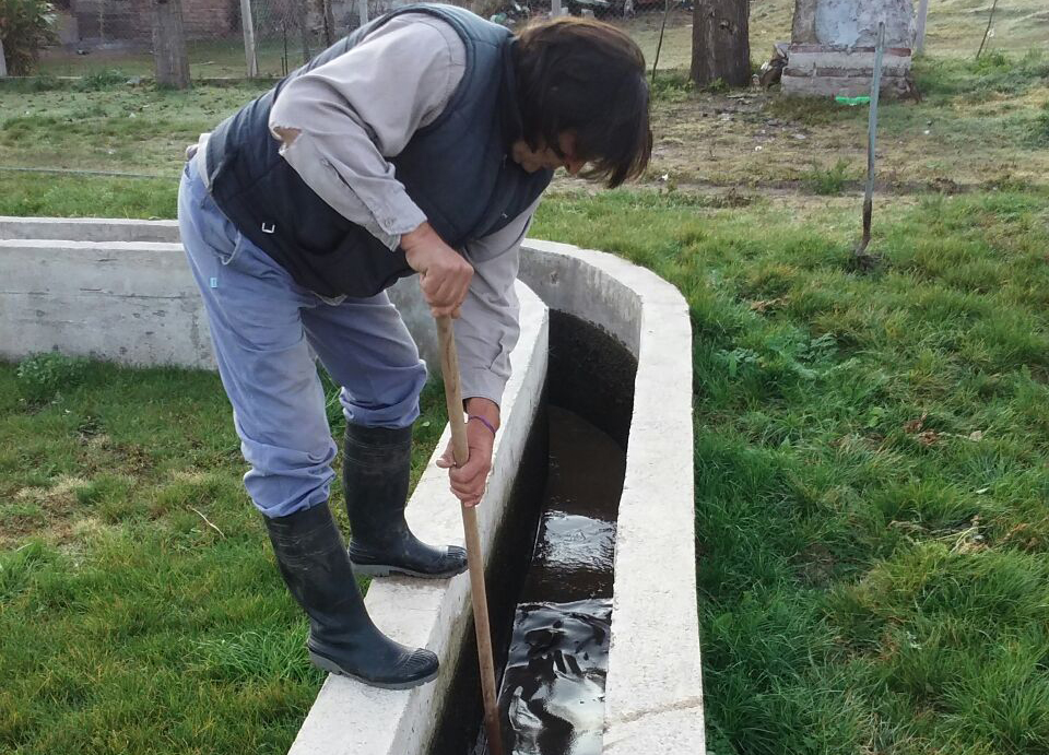 Constante mantenimiento en la planta potabilizadora de El Volcán