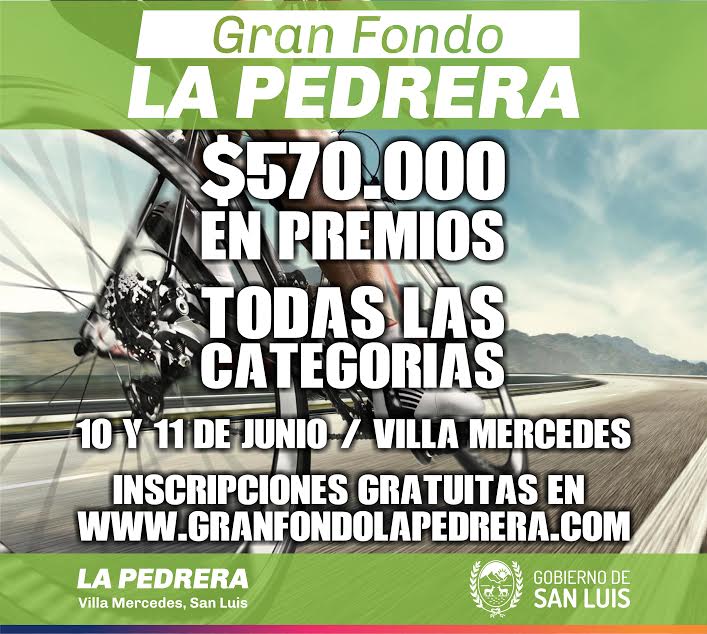 Se viene la Gran Fondo “La Pedrera”