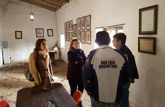 Rapisarda visitó la Casa Histórica de la familia Osorio