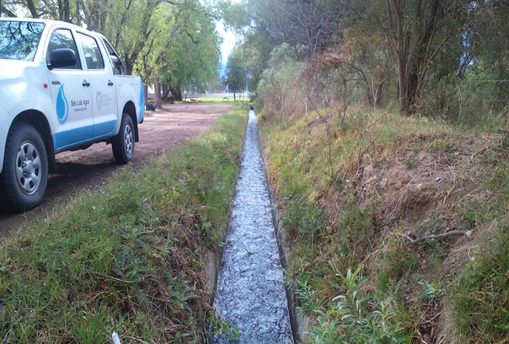 Cortaderas: puesta en valor del canal secundario de riego