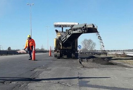 Inicia la repavimentación del acceso a Balde