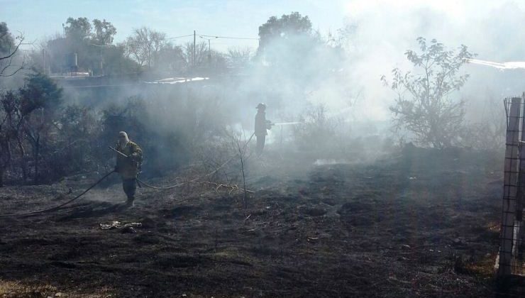 Controlaron un incendio en el barrio 1º de Mayo