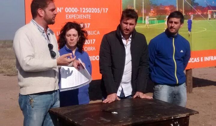 Inician nuevas obras públicas para clubes deportivos