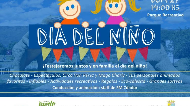 Este domingo festejarán el Día del Niño en Merlo