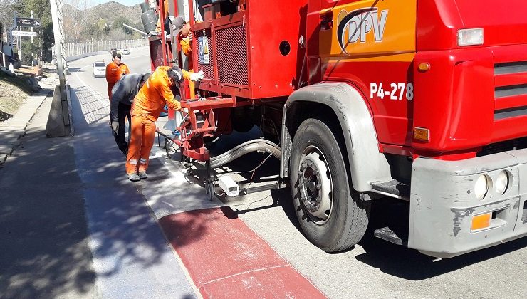 Vialidad Provincial recuperó un camión demarcador de rutas