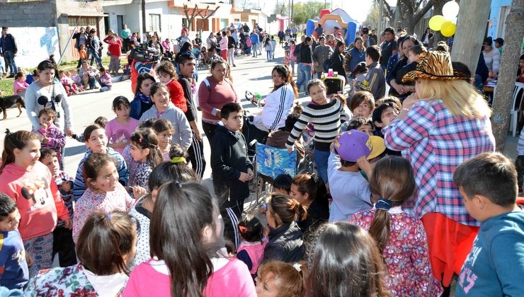 El barrio San Antonio agasajó a sus niños