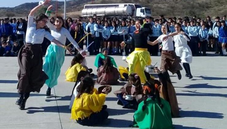 Alumnos realizaron la promesa a la Bandera de San Luis