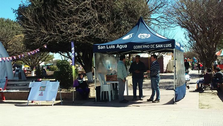 San Luis Agua acompañó con su “matera” en la Fiesta Kermesse de los Pueblos