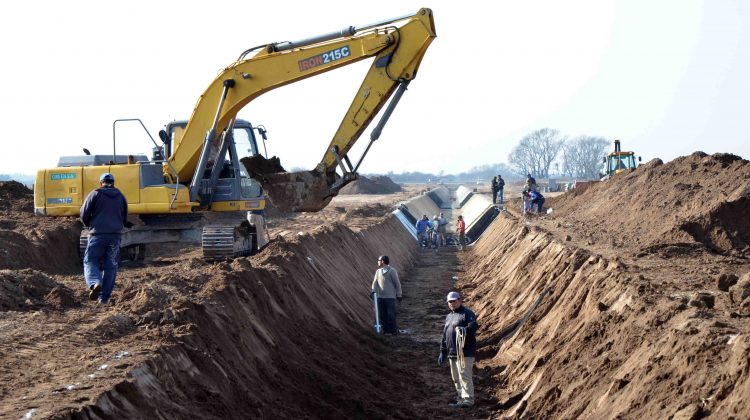 Pronto finalizan una obra clave para evitar inundaciones