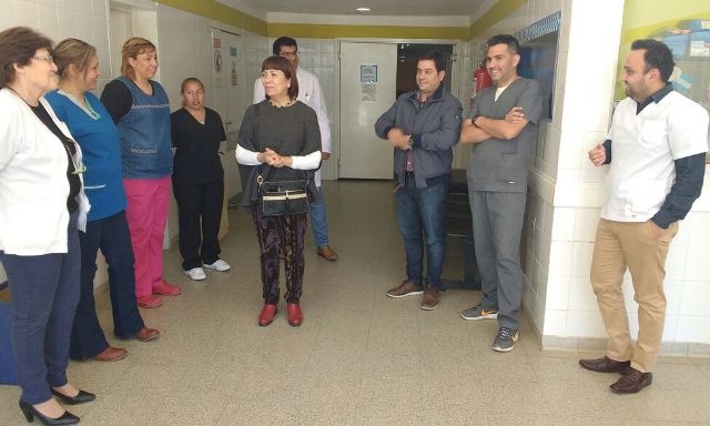 La ministra Corvalán recorrió el Hospital de Candelaria