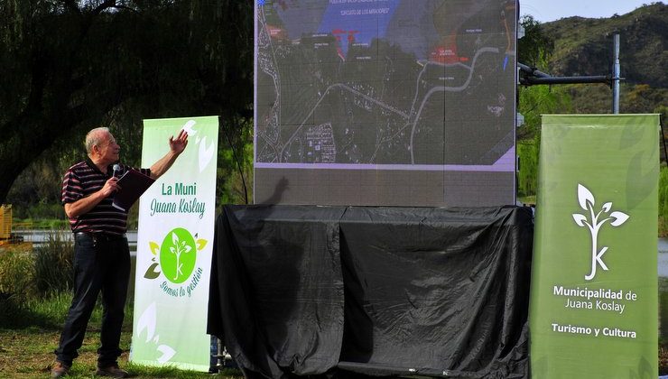 Presentaron el proyecto de la puesta en valor del dique Cruz de Piedra