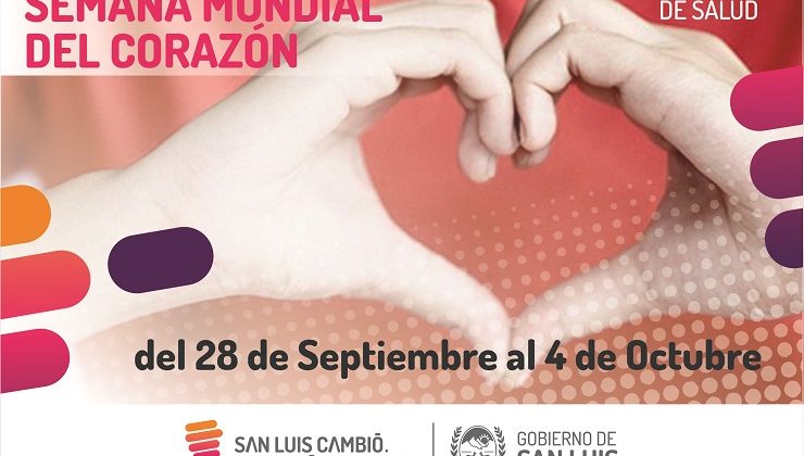 Del 28 al 4 de octubre se celebra la Semana Mundial del Corazón