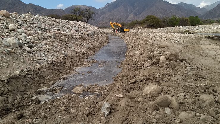 Reactivaron el canal de riego para los productores de La Legua